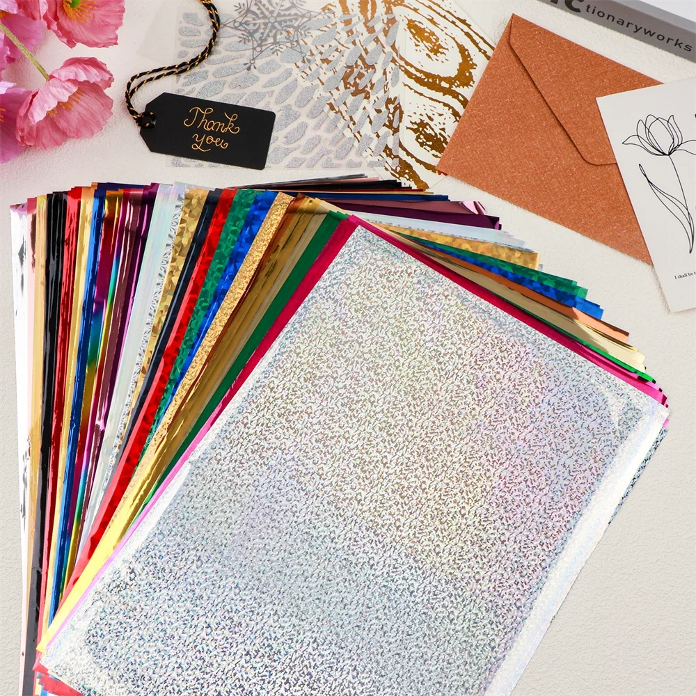 Gold Leaf Foil - 100pcs/pack Toner Reactive Foil 25 Mixed