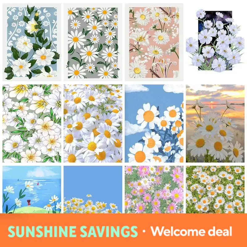 Resin Art Flowers - 2026 Fresh Floral Wall Art, Bedroom