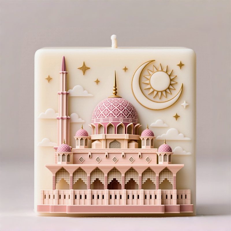 Resin Art Design - Mosque Starry Sky Themed Art Scented