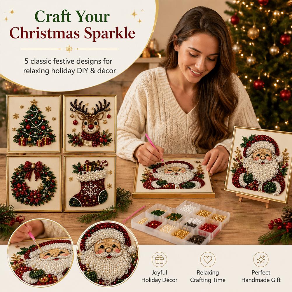 Christmas Santa Claus Pearl Ar - Resin Art Kit review and price