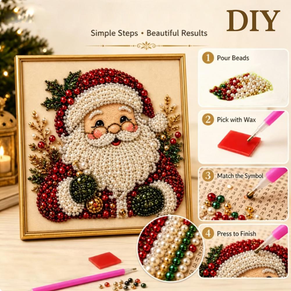 Christmas Santa Claus Pearl Ar - Resin Art Kit review and price