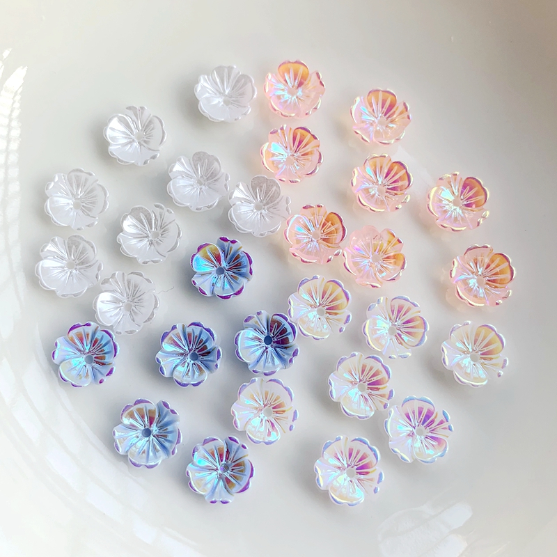 Flowers 8mm Earrings jewelry a - Resin Art Earrings Design review and price