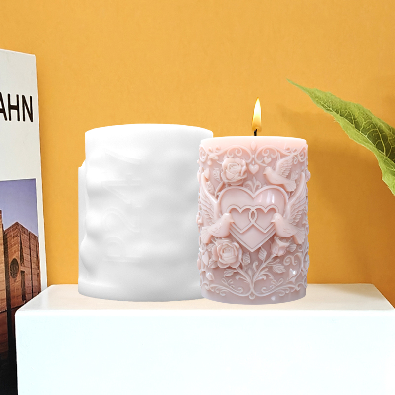 Double Heart Connected White D - Resin Art Design review and price