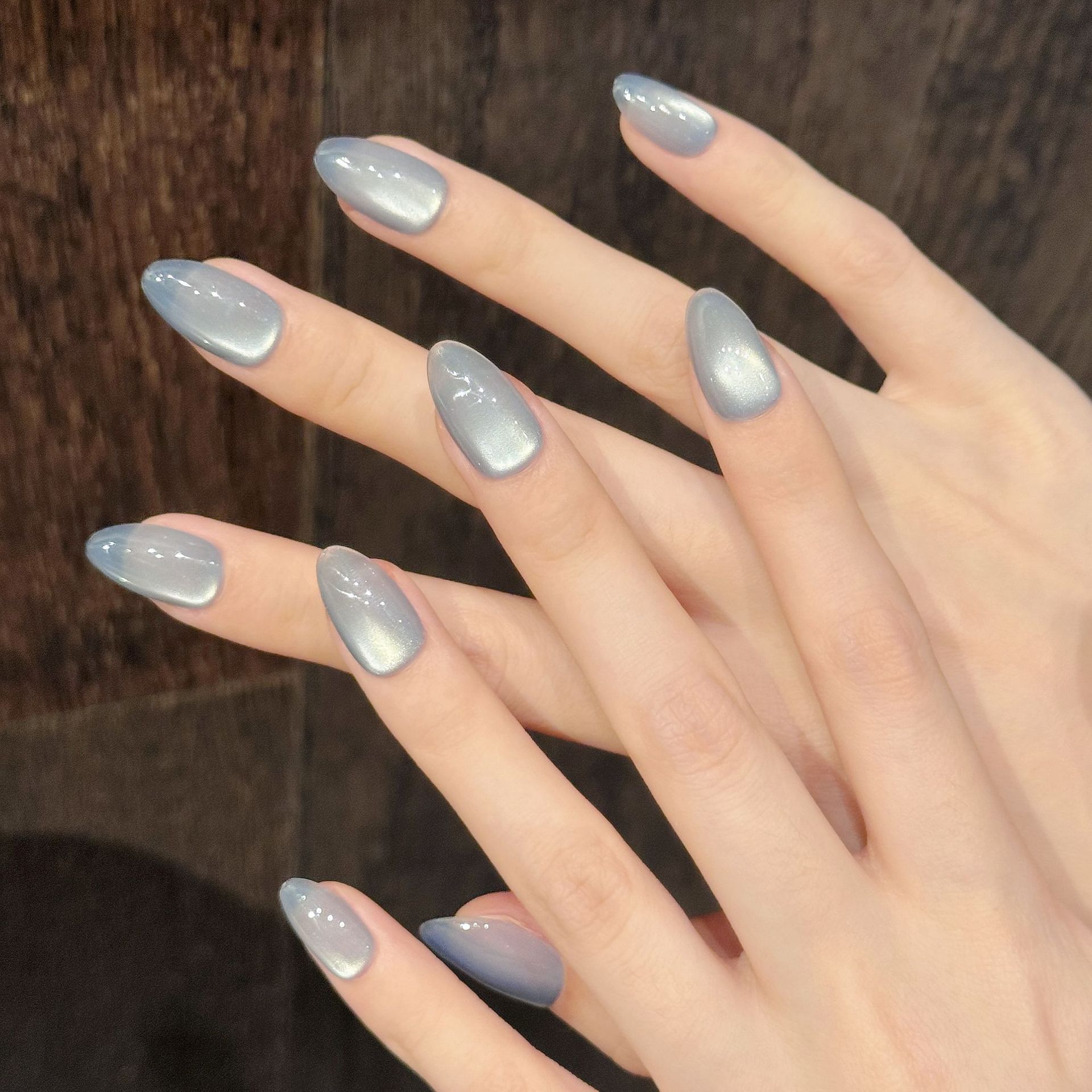 10Pcs Blue Cat Eye French Shor - Resin Art Design review and price