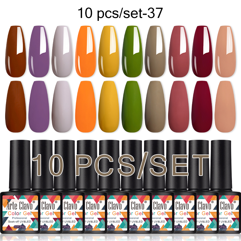 Arte Clavo 10Pcs Gel Nail Poli - Resin Art Kits review and price