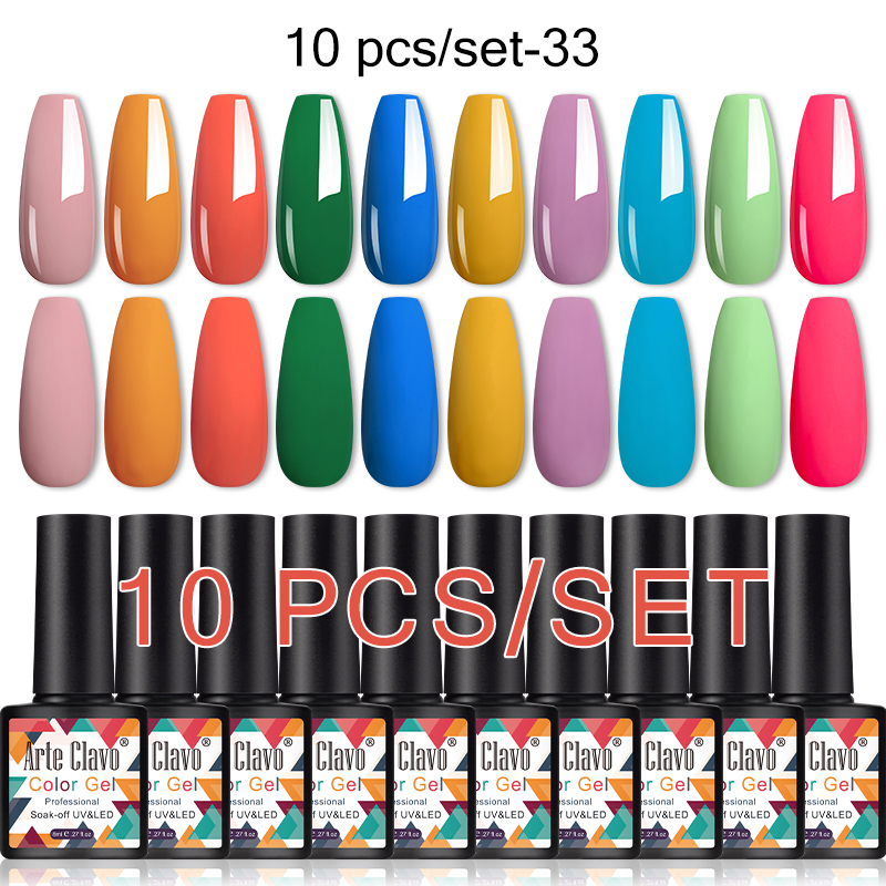 Arte Clavo 10Pcs Gel Nail Poli - Resin Art Kits review and price