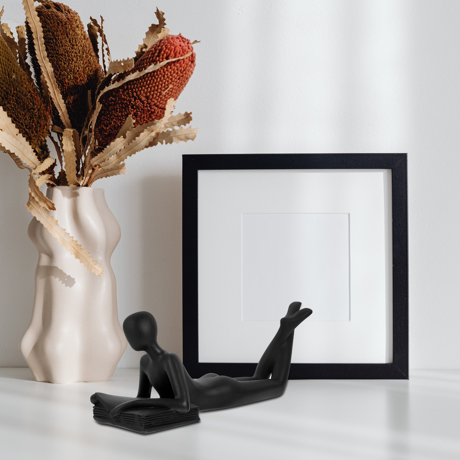 Thinker Resin Statue Abstract  - Resin Art Studio review and price