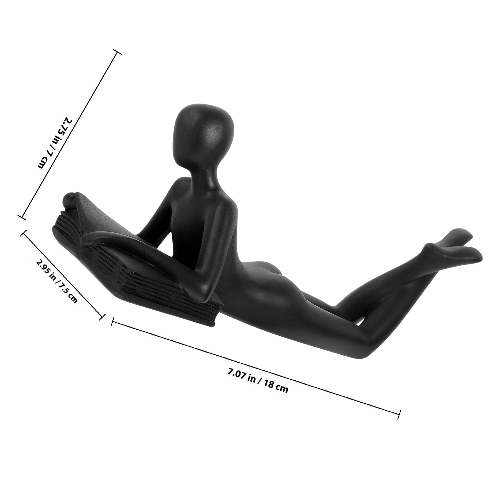 Thinker Resin Statue Abstract  - Resin Art Studio review and price