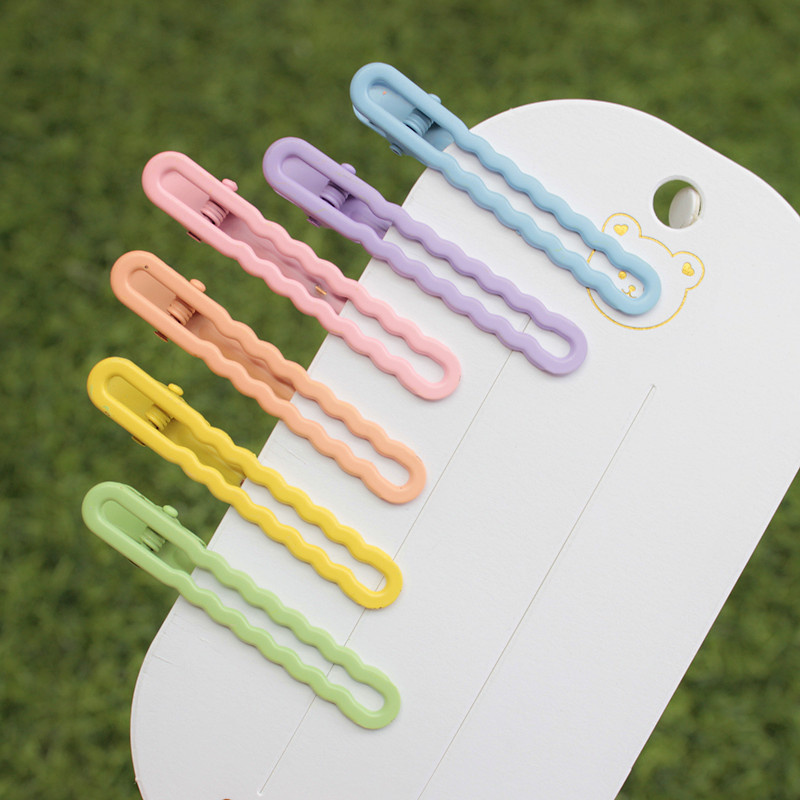 Colorful niche wave hair clip, - Resin Art Ocean review and price