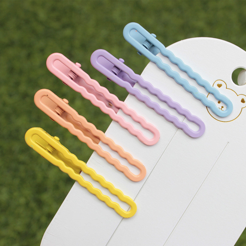 Colorful niche wave hair clip, - Resin Art Ocean review and price