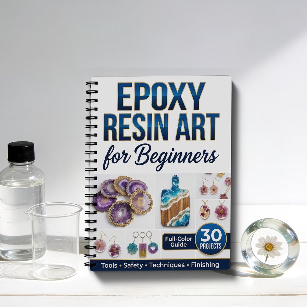 Step-by-Step Epoxy Resin Art H - Resin Art Book review and price
