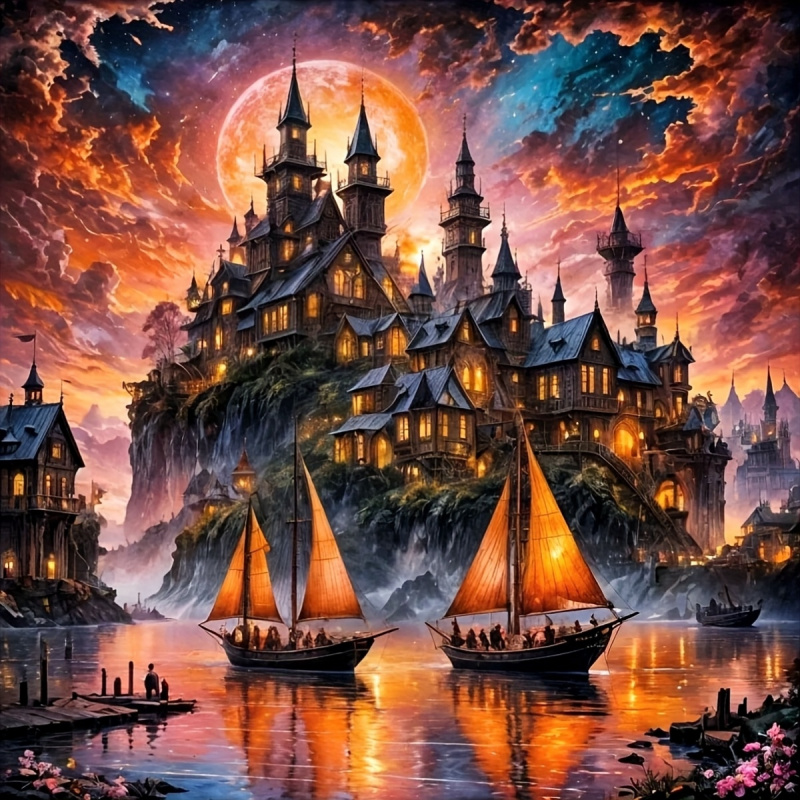 Diamond Painting Kit, Castle a - Resin Art Kits review and price
