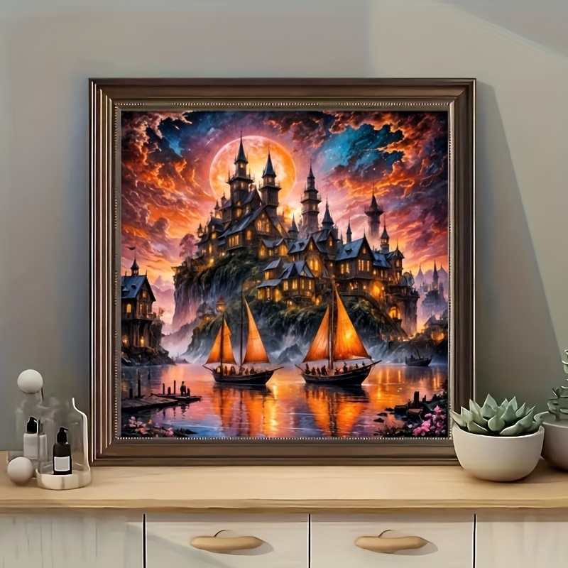 Diamond Painting Kit, Castle a - Resin Art Kits review and price