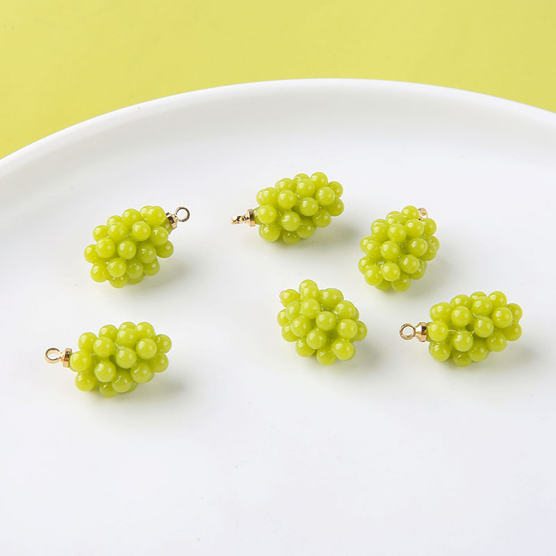 6pcs Cute Little Grapes Resin  - Resin Art Keychain review and price