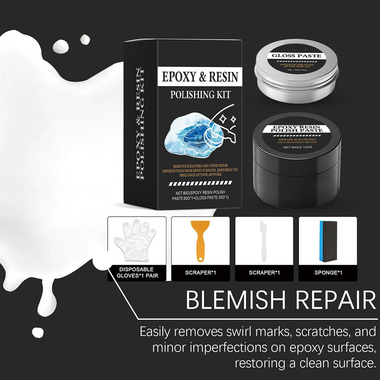 Epoxy Resin Polishing Kit - Cr - Resin Art Kit review and price