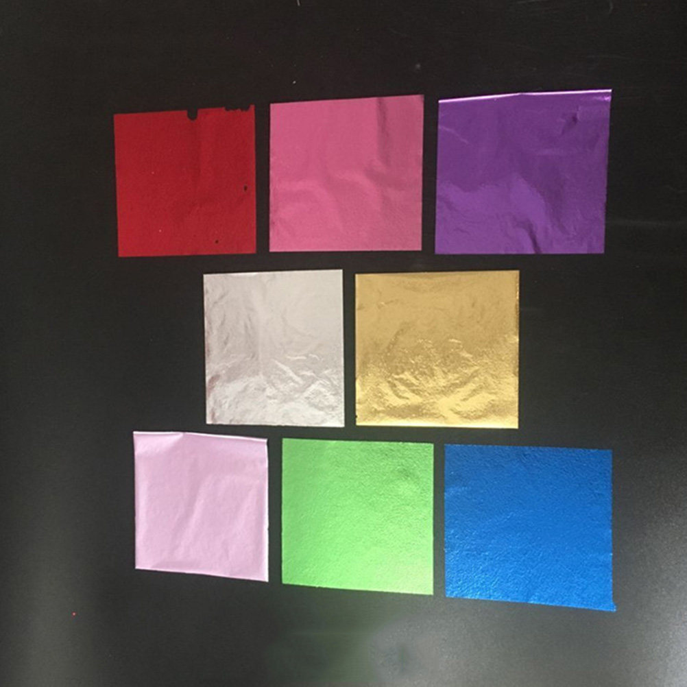 50Pcs 8x8.5cm Gold Leaf Sheets - Gold Leaf Foil review and price