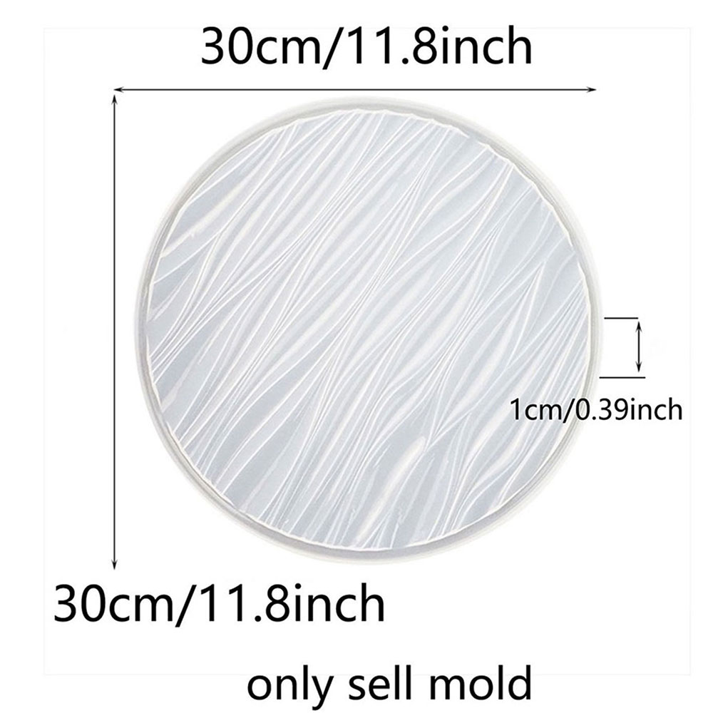 Large Round Tray Silicone Mold - Resin Art Tray review and price