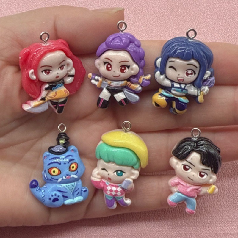 10pcs resin cartoon pendant, D - Resin Art Store review and price