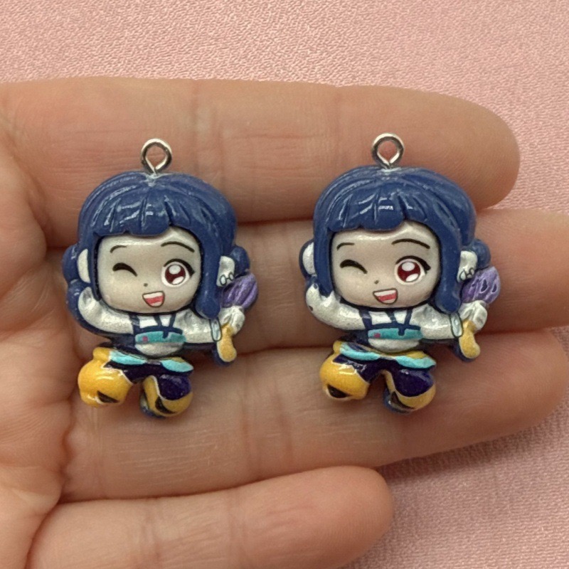 10pcs resin cartoon pendant, D - Resin Art Store review and price