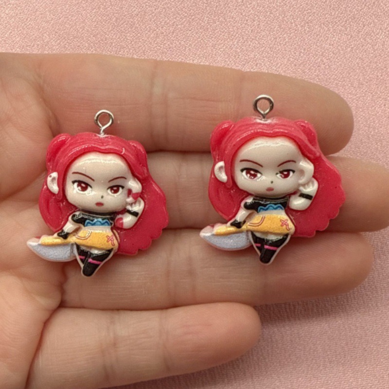 10pcs resin cartoon pendant, D - Resin Art Store review and price