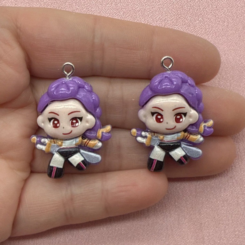 10pcs resin cartoon pendant, D - Resin Art Store review and price
