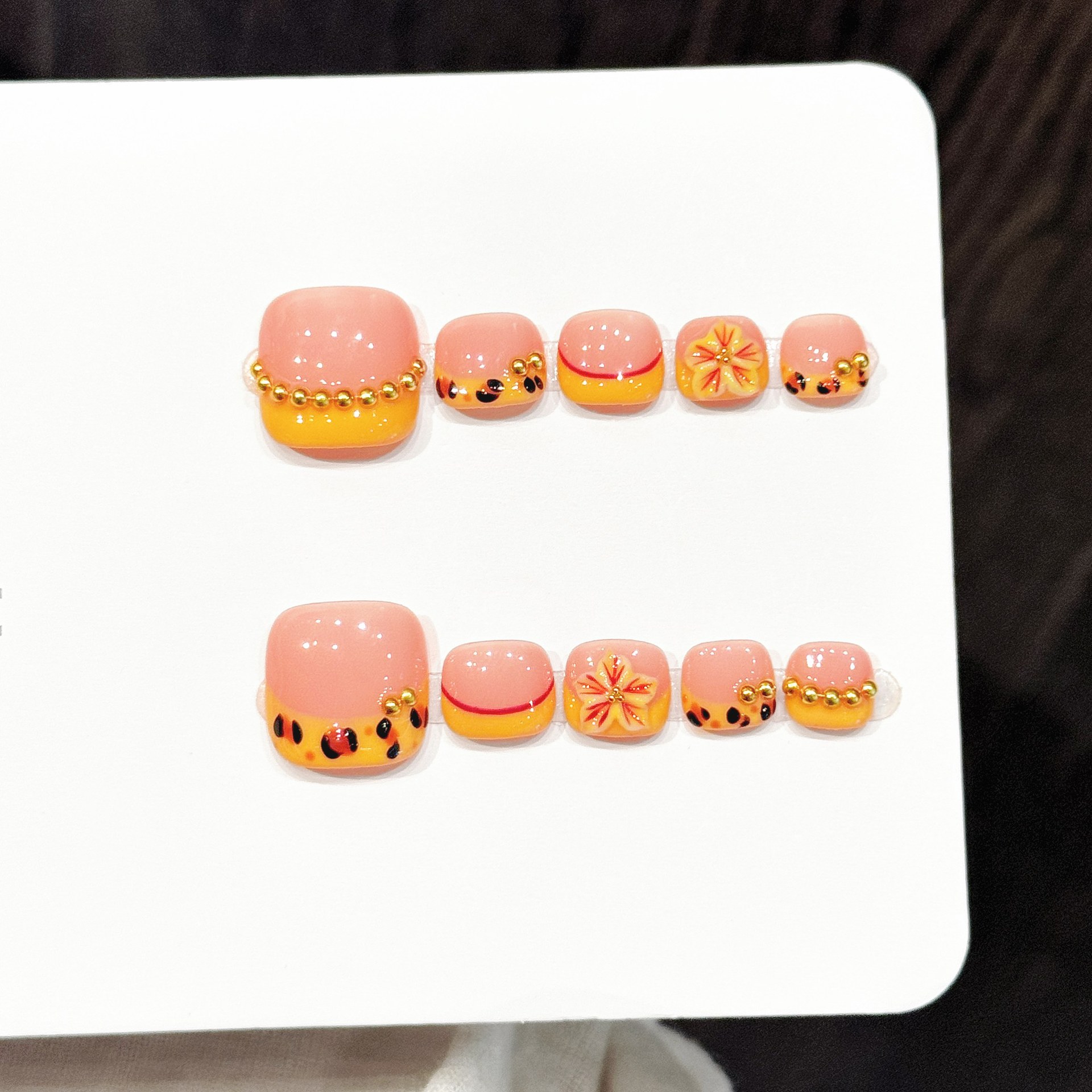 10pcs Handmade Pressed Foot Na - Resin Art Flowers review and price
