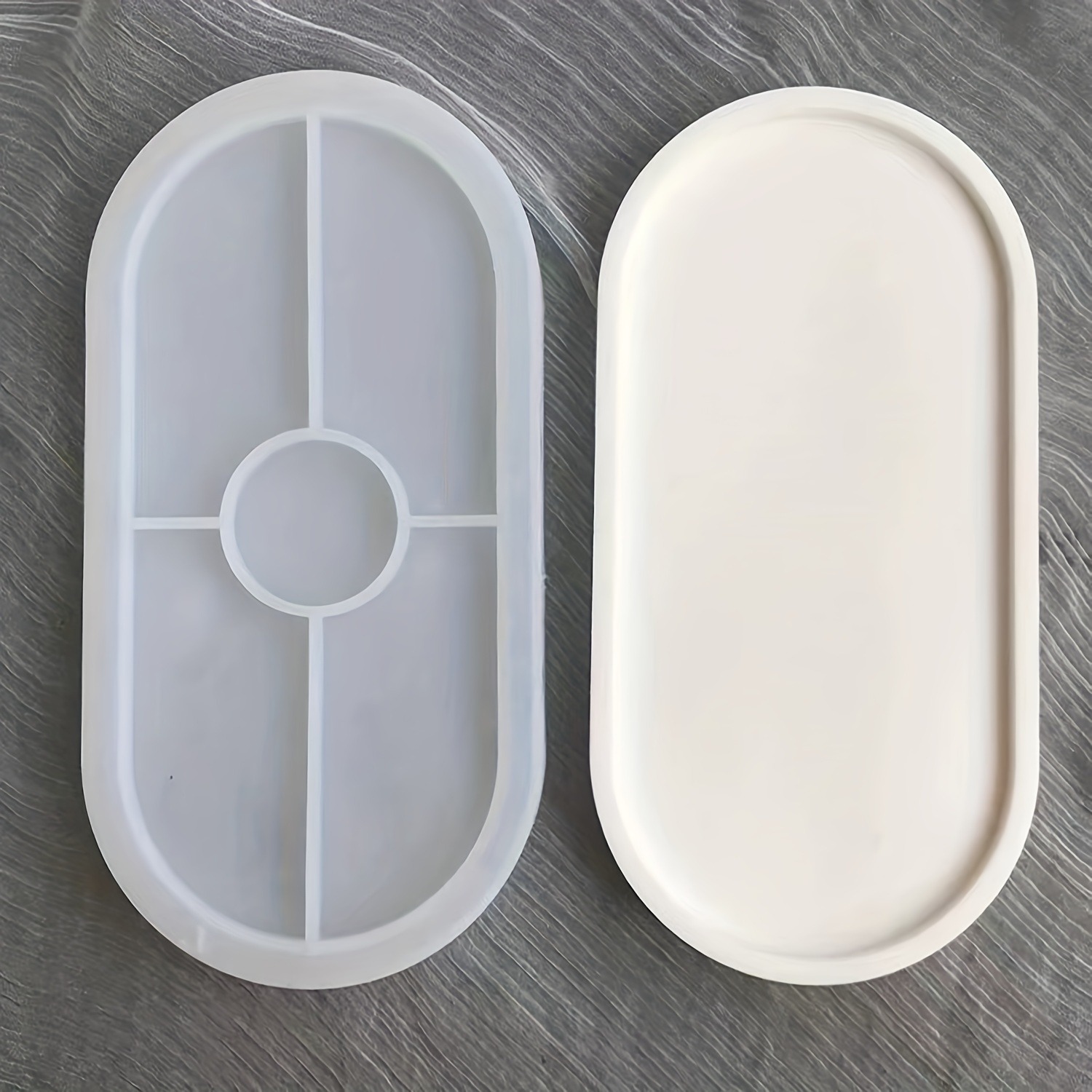 1pc Oval Coaster Epoxy Resin C - Resin Art Tray review and price