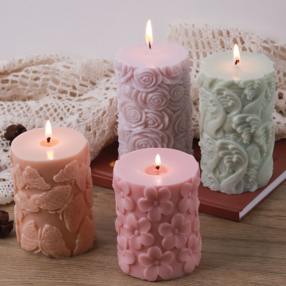 Flower Butterfly Columnar Sili - Resin Art Ocean review and price