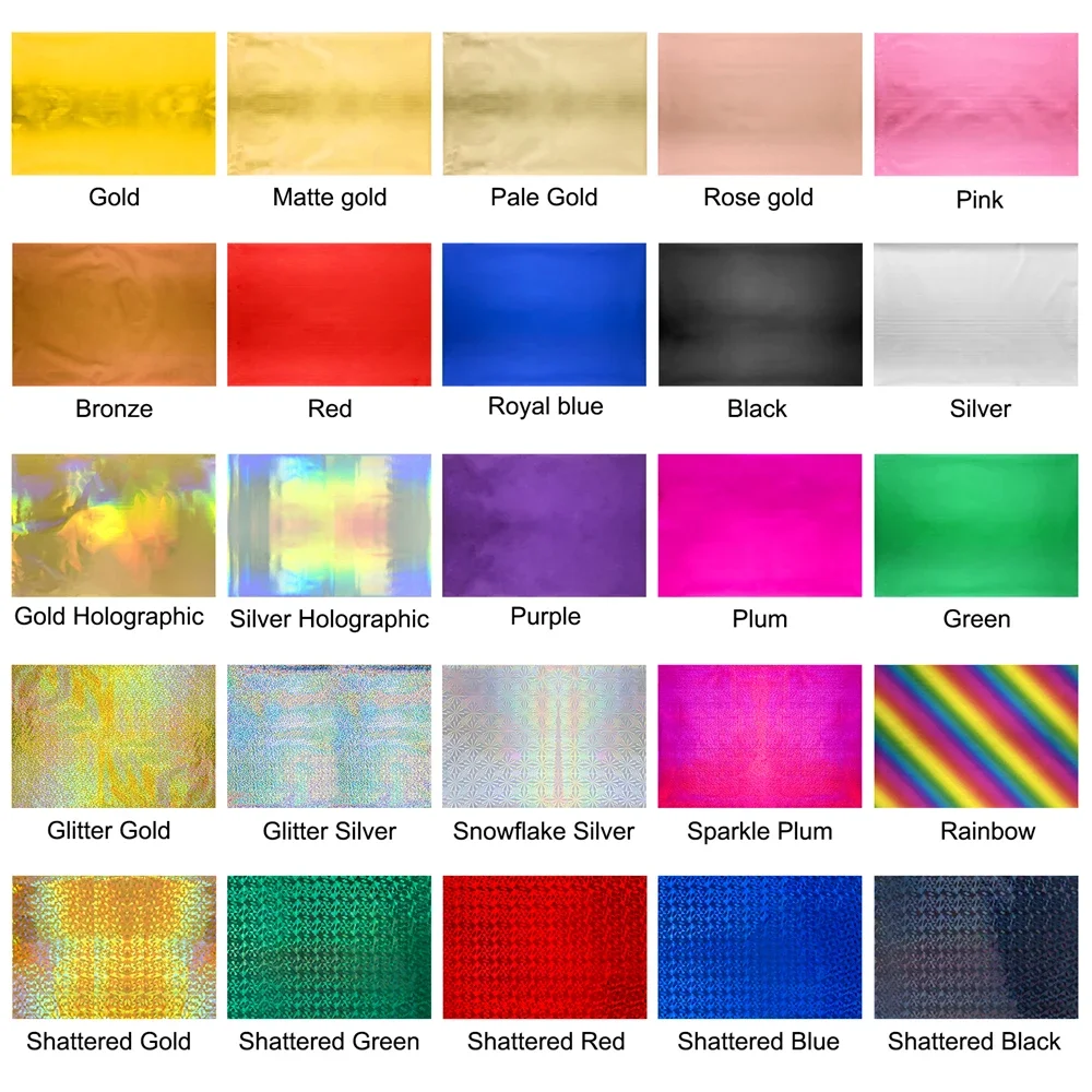 100pcs/pack Toner Reactive Foi - Gold Leaf Foil review and price