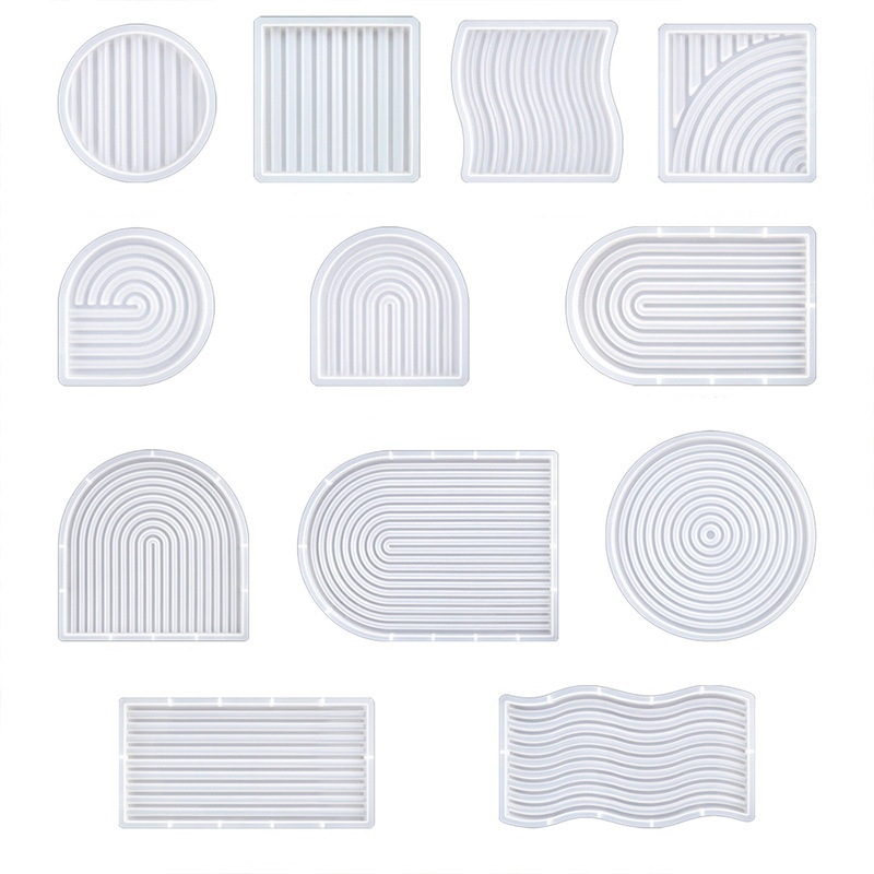 DIY Striped Wave Tray Mold For - Resin Art Tray review and price