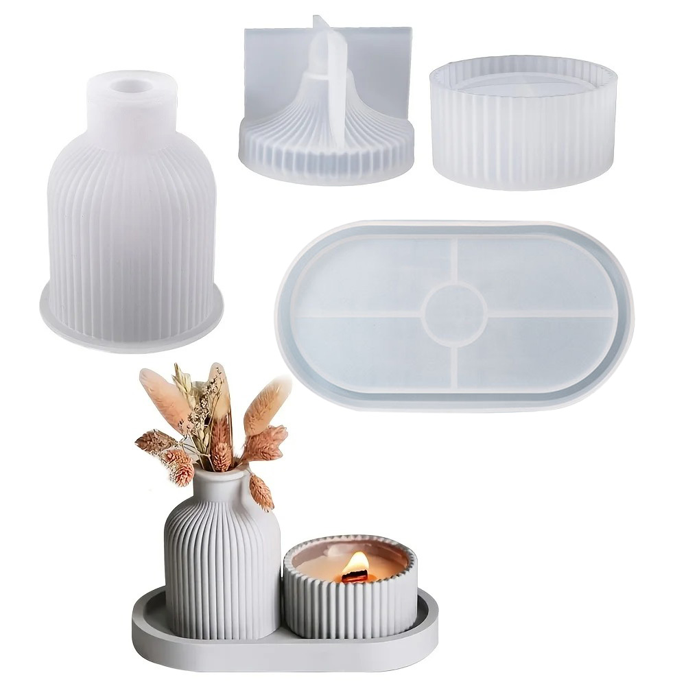 4pcs Silicone Molds Oval Tray  - Resin Art Tray review and price