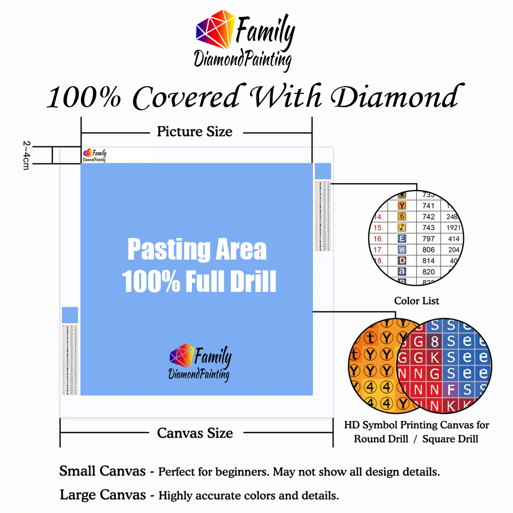 Diamond Painting Family Colorf - Resin Art Kits review and price