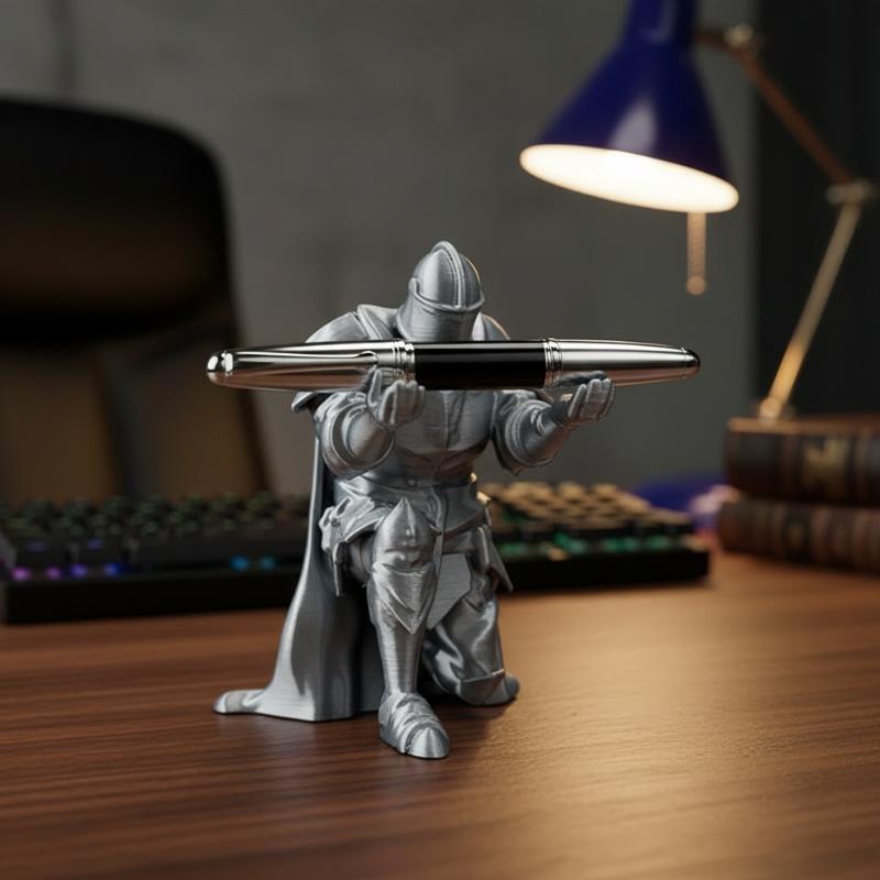 Knight Pen Holder Resin Mediev - Resin Art Price review and price