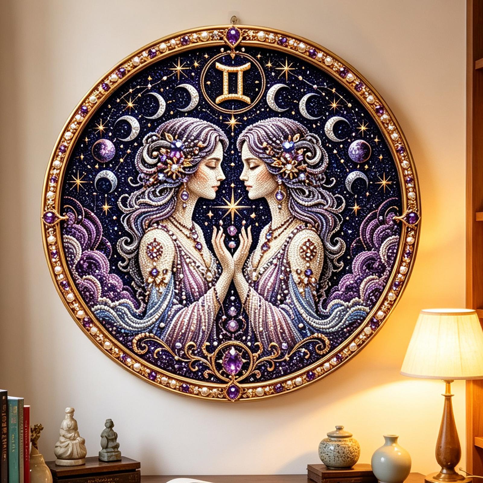 12 Zodiacs Signs Pearl Art Kit - Resin Art Kit review and price