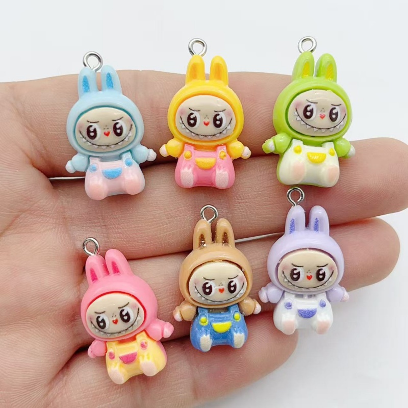 10Pcs Kawaii Rabbit Strawberry - Resin Art Keychain review and price