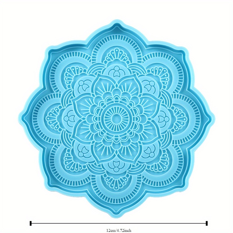 Mandala Coaster Silicone Mold  - Resin Art Tray review and price