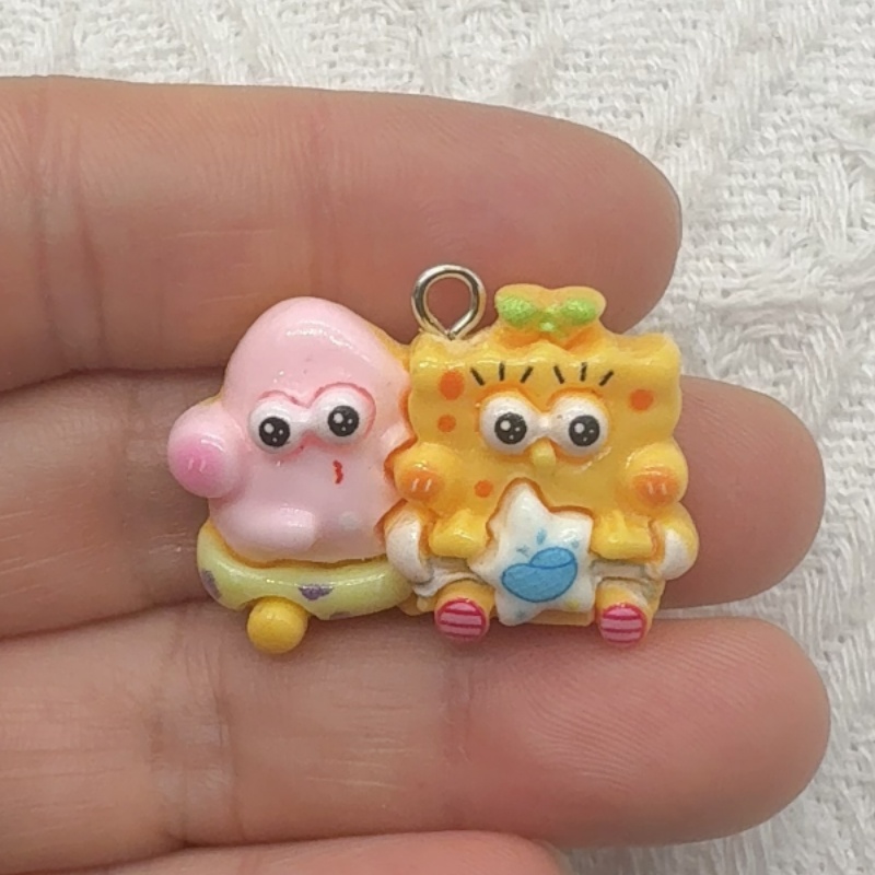10pcs cartoon resin pendant, D - Resin Art Store review and price