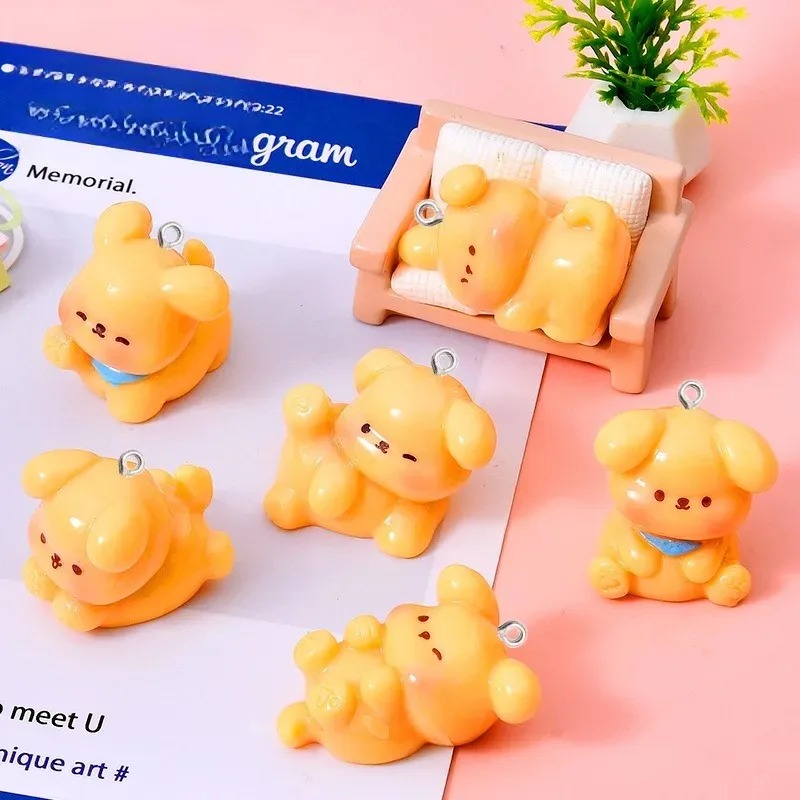 10Pcs Cute Cartoon Dog Acrylic - Resin Art Keychain review and price